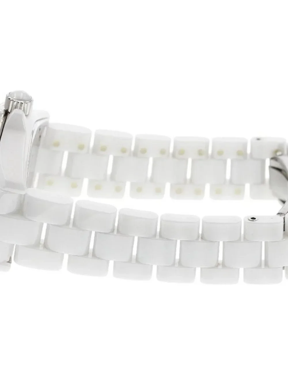 CHANEL J12 H1628 White ceramic 12P diamond white Dial Quartz Ladies Watch_933539